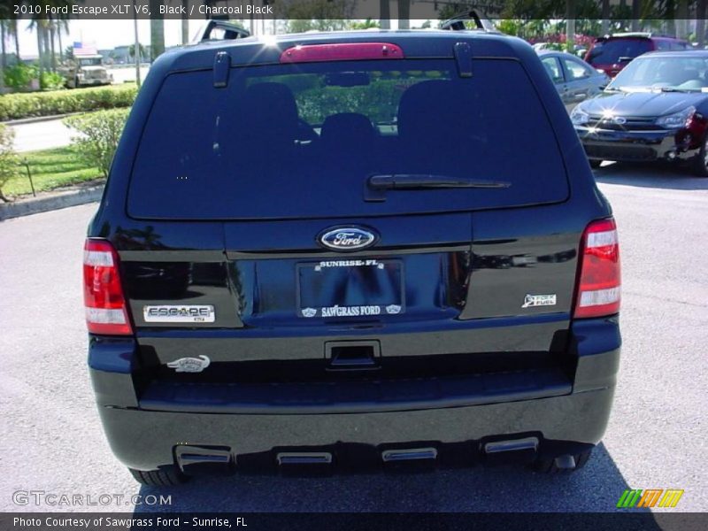 Black / Charcoal Black 2010 Ford Escape XLT V6
