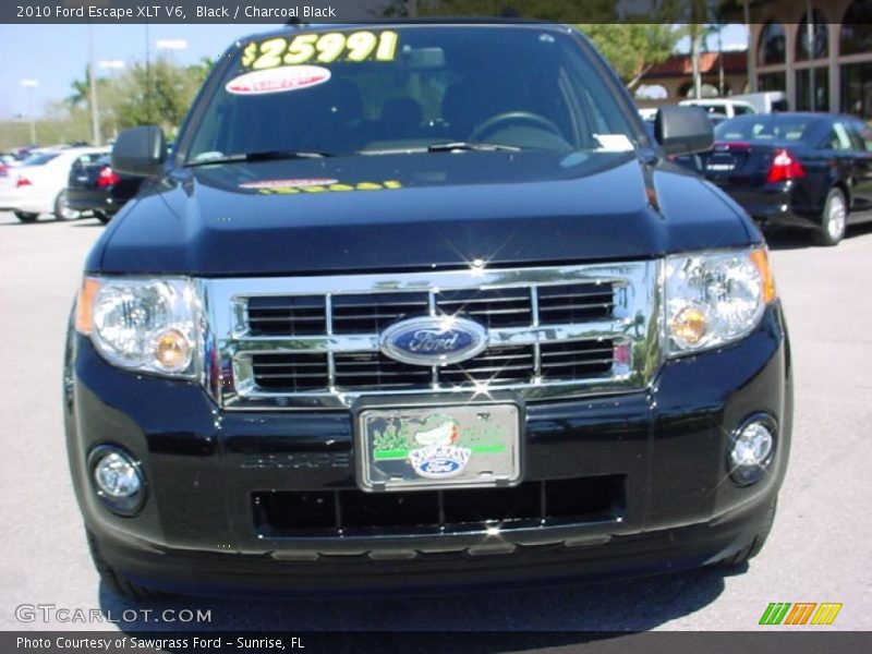 Black / Charcoal Black 2010 Ford Escape XLT V6