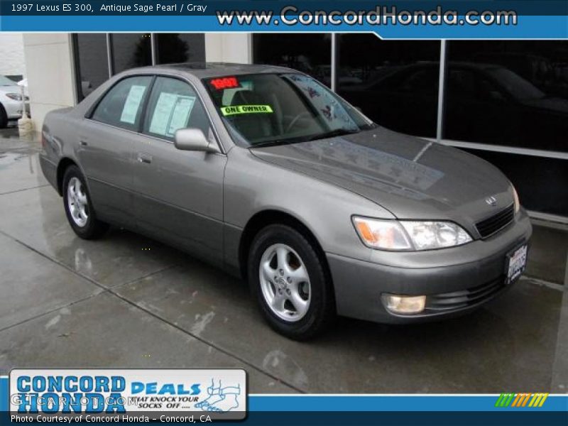 Antique Sage Pearl / Gray 1997 Lexus ES 300