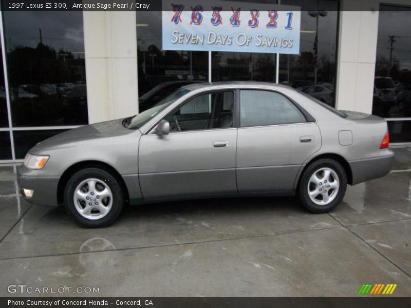 Antique Sage Pearl / Gray 1997 Lexus ES 300