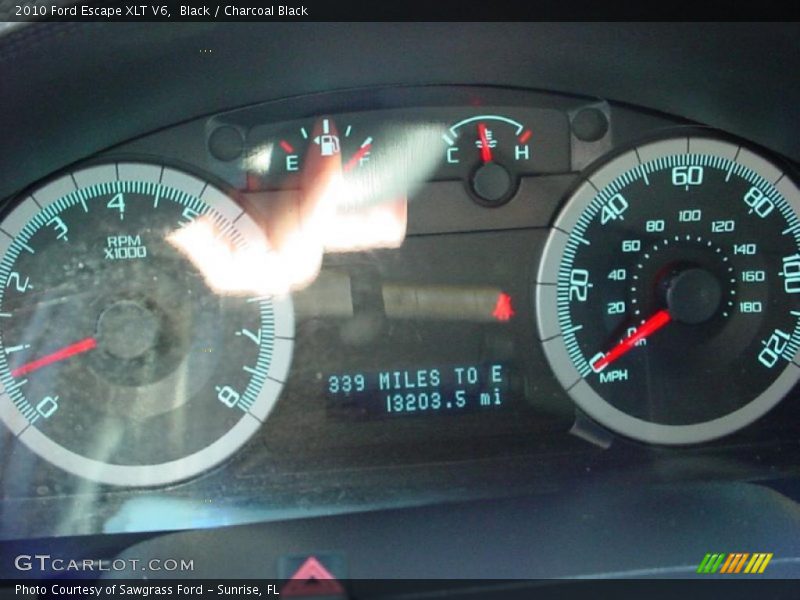 Black / Charcoal Black 2010 Ford Escape XLT V6