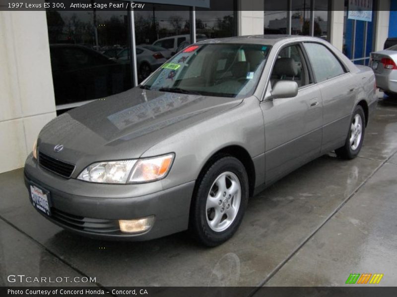 Antique Sage Pearl / Gray 1997 Lexus ES 300