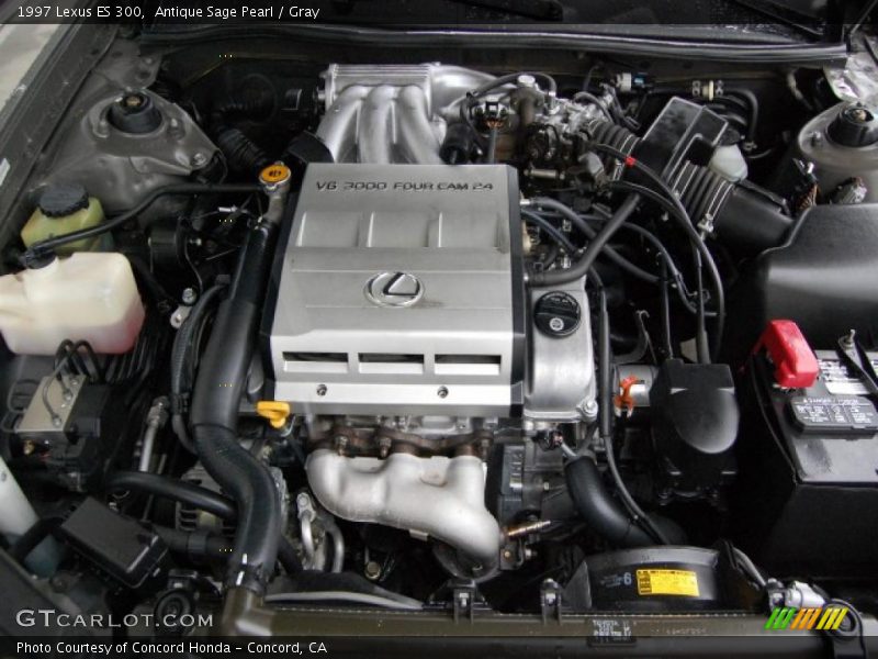 Antique Sage Pearl / Gray 1997 Lexus ES 300
