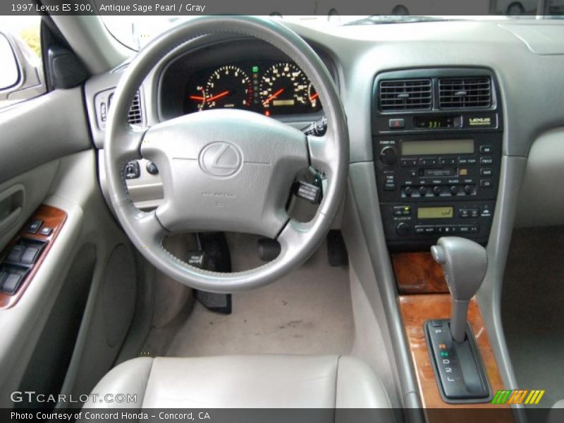 Antique Sage Pearl / Gray 1997 Lexus ES 300