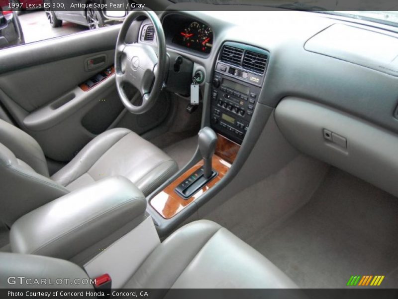 Antique Sage Pearl / Gray 1997 Lexus ES 300