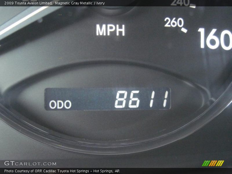 Magnetic Gray Metallic / Ivory 2009 Toyota Avalon Limited