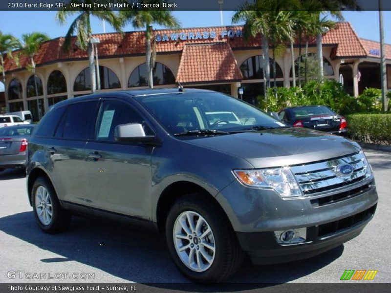 Sterling Grey Metallic / Charcoal Black 2010 Ford Edge SEL