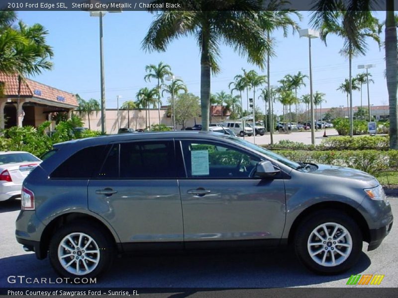 Sterling Grey Metallic / Charcoal Black 2010 Ford Edge SEL
