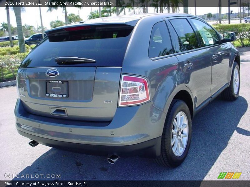 Sterling Grey Metallic / Charcoal Black 2010 Ford Edge SEL