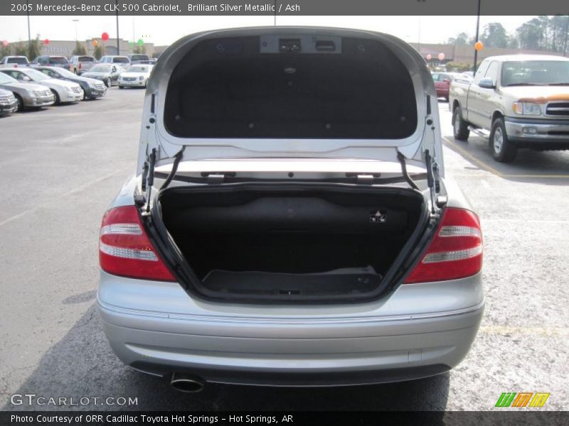 Brilliant Silver Metallic / Ash 2005 Mercedes-Benz CLK 500 Cabriolet