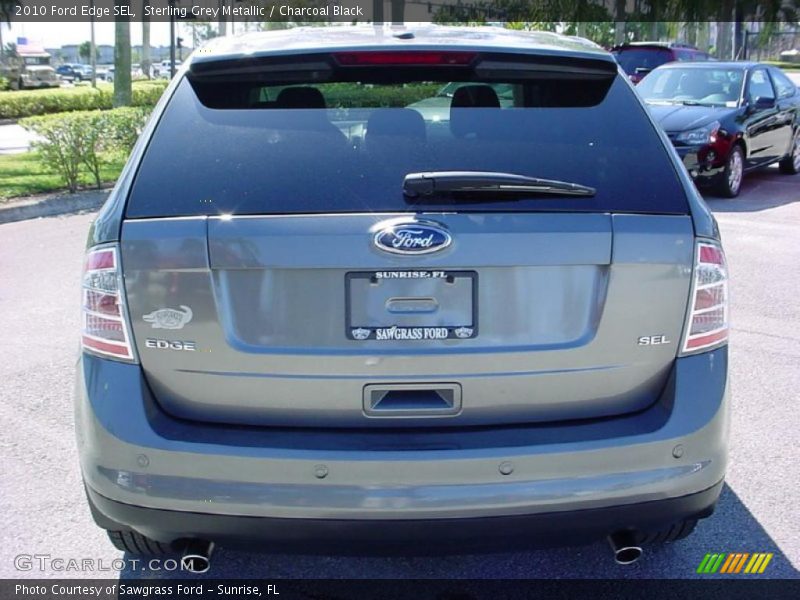 Sterling Grey Metallic / Charcoal Black 2010 Ford Edge SEL
