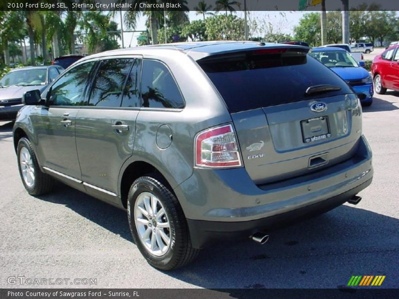 Sterling Grey Metallic / Charcoal Black 2010 Ford Edge SEL