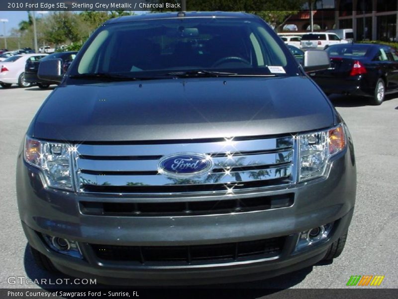 Sterling Grey Metallic / Charcoal Black 2010 Ford Edge SEL