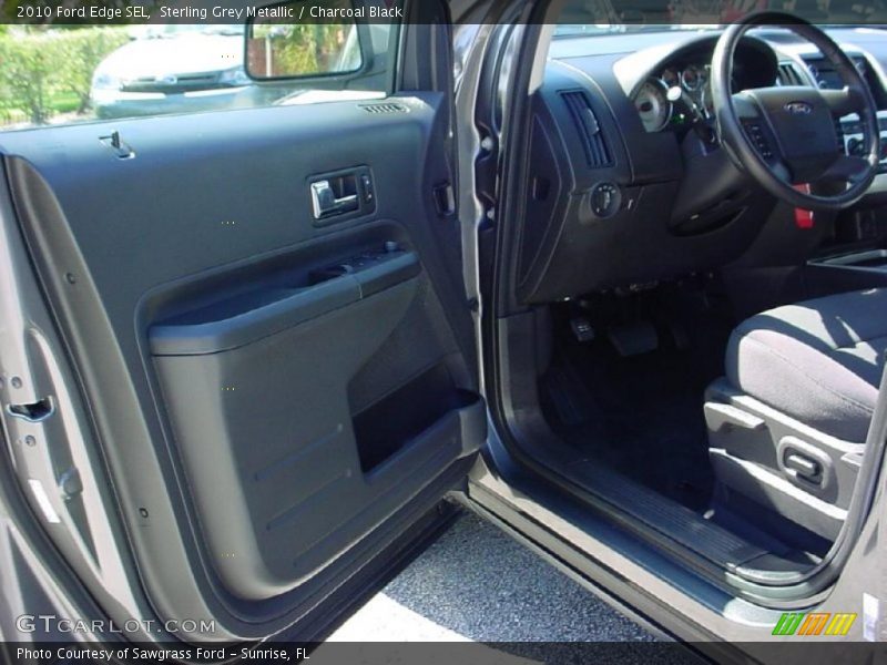 Sterling Grey Metallic / Charcoal Black 2010 Ford Edge SEL