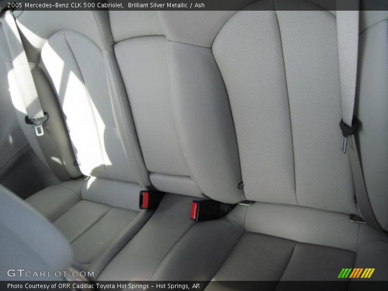 Brilliant Silver Metallic / Ash 2005 Mercedes-Benz CLK 500 Cabriolet