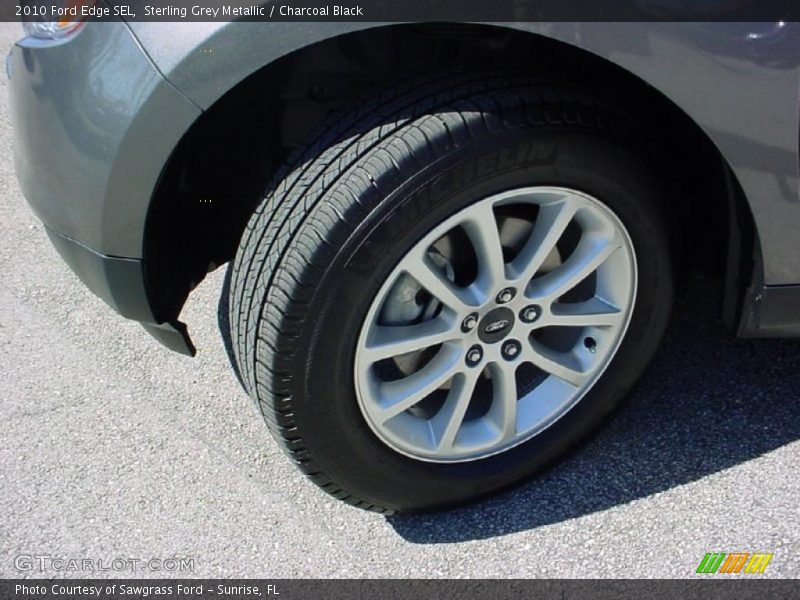 Sterling Grey Metallic / Charcoal Black 2010 Ford Edge SEL