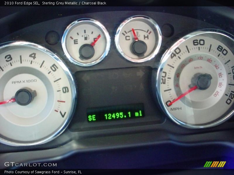Sterling Grey Metallic / Charcoal Black 2010 Ford Edge SEL