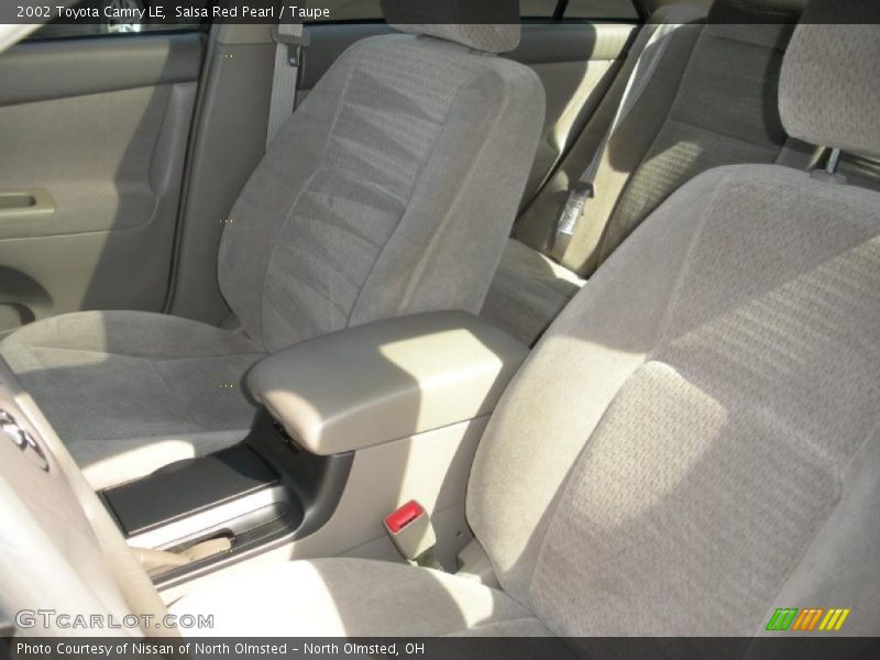Salsa Red Pearl / Taupe 2002 Toyota Camry LE
