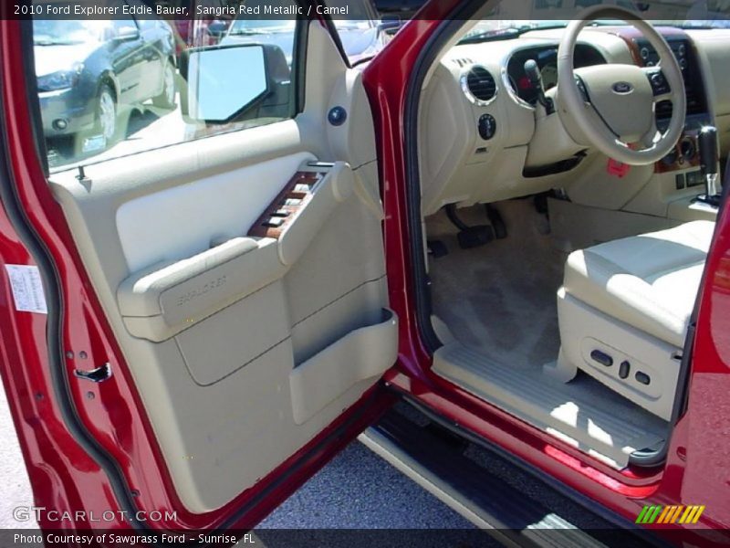 Sangria Red Metallic / Camel 2010 Ford Explorer Eddie Bauer