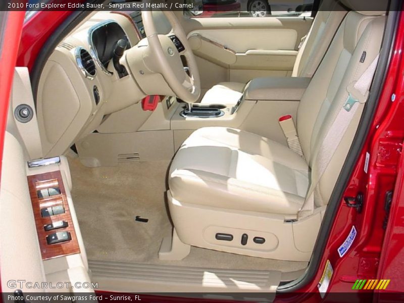 Sangria Red Metallic / Camel 2010 Ford Explorer Eddie Bauer