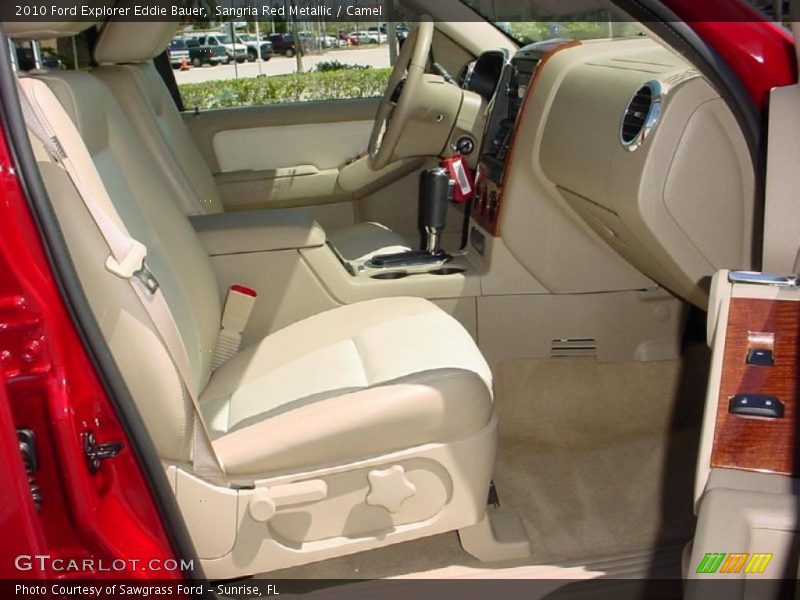 Sangria Red Metallic / Camel 2010 Ford Explorer Eddie Bauer
