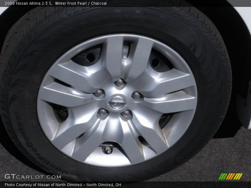 Winter Frost Pearl / Charcoal 2009 Nissan Altima 2.5 S