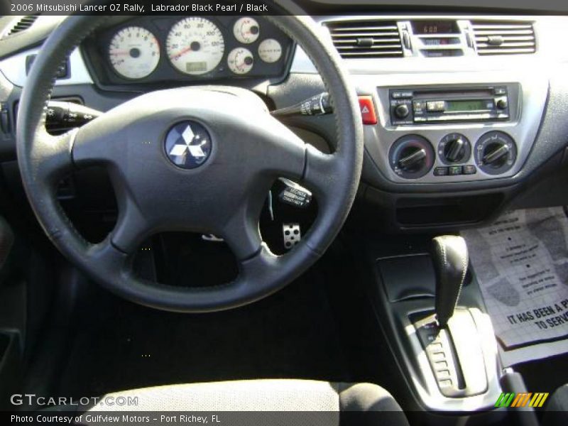 Labrador Black Pearl / Black 2006 Mitsubishi Lancer OZ Rally