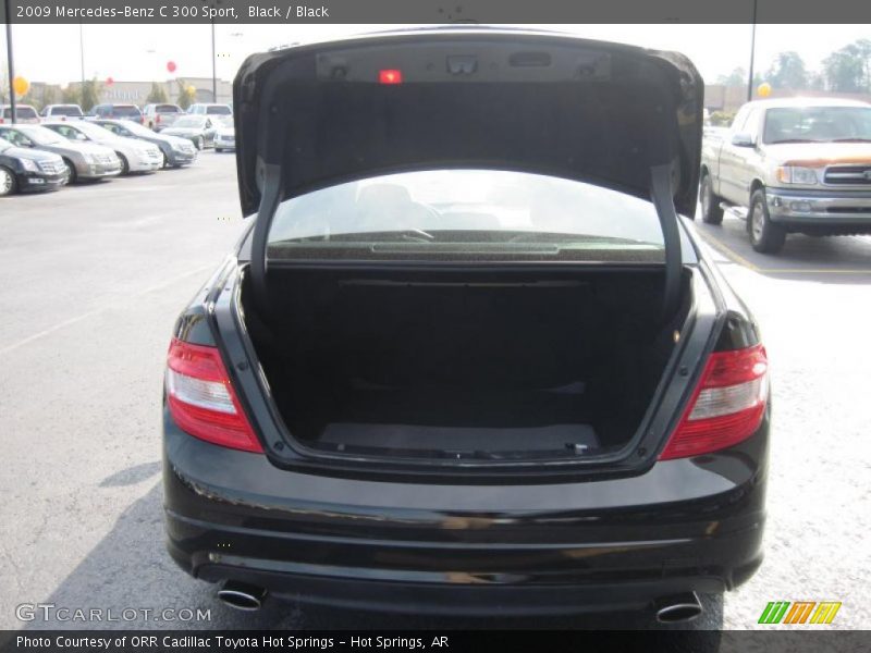 Black / Black 2009 Mercedes-Benz C 300 Sport