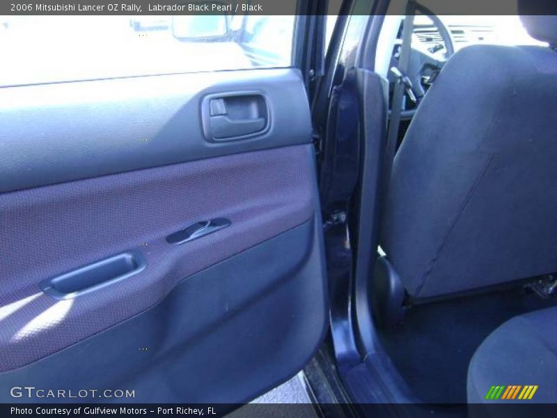 Labrador Black Pearl / Black 2006 Mitsubishi Lancer OZ Rally