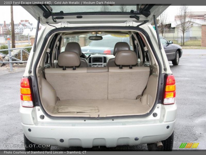 Gold Ash Metallic / Medium Dark Pebble 2003 Ford Escape Limited 4WD