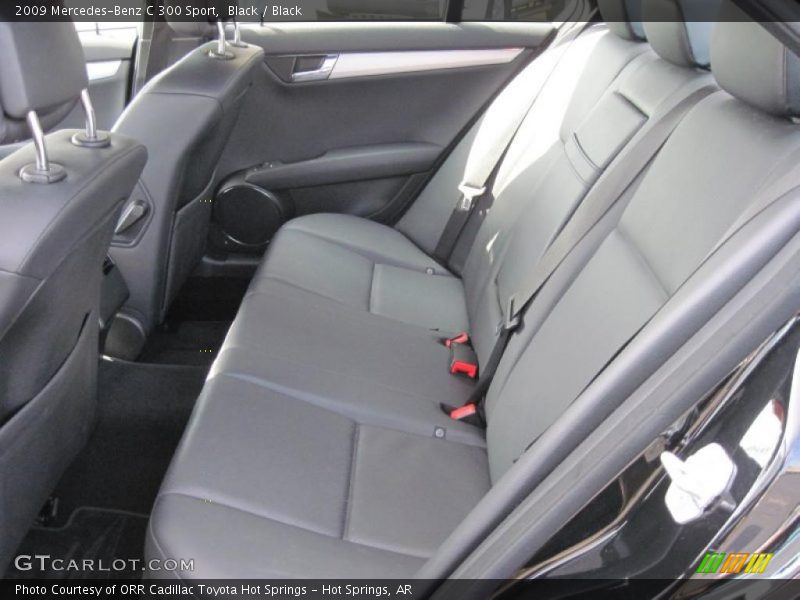 Black / Black 2009 Mercedes-Benz C 300 Sport
