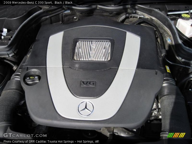 Black / Black 2009 Mercedes-Benz C 300 Sport