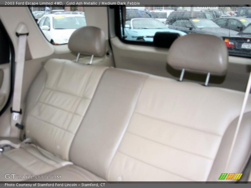 Gold Ash Metallic / Medium Dark Pebble 2003 Ford Escape Limited 4WD