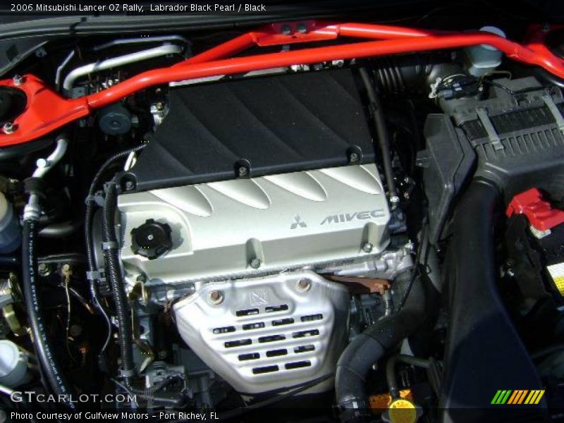 Labrador Black Pearl / Black 2006 Mitsubishi Lancer OZ Rally