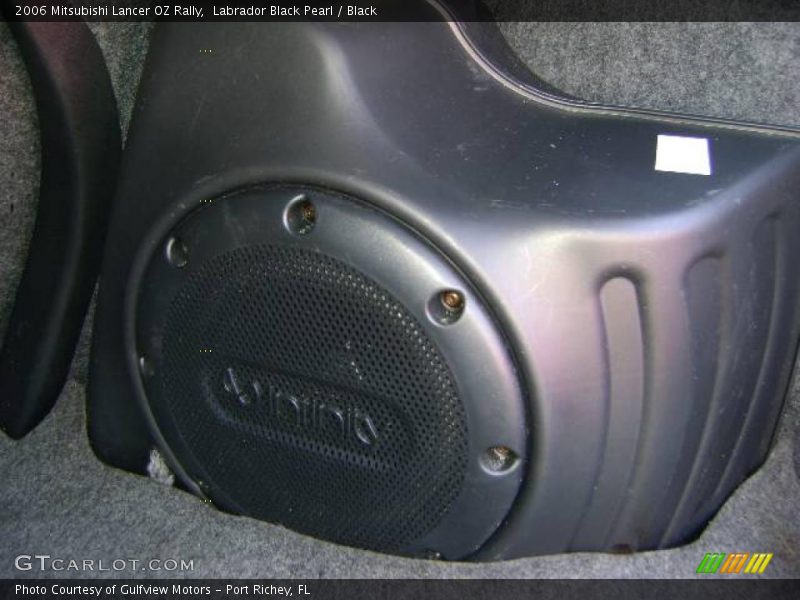 Labrador Black Pearl / Black 2006 Mitsubishi Lancer OZ Rally