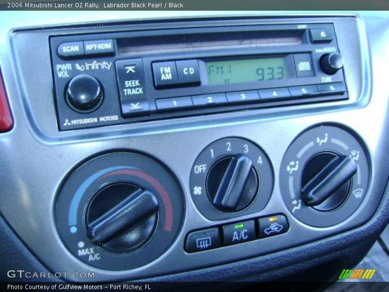 Labrador Black Pearl / Black 2006 Mitsubishi Lancer OZ Rally