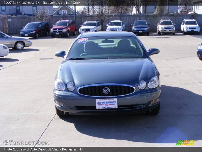 Slatestone Metallic / Gray 2007 Buick LaCrosse CX