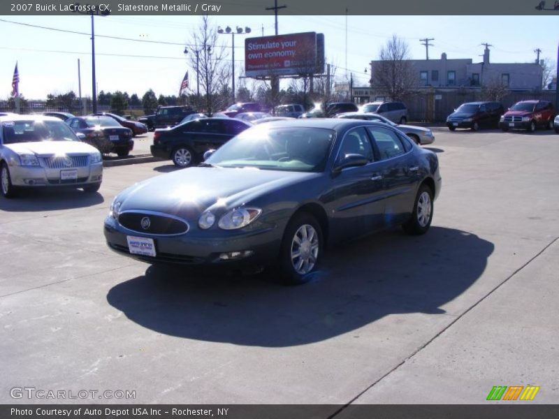 Slatestone Metallic / Gray 2007 Buick LaCrosse CX