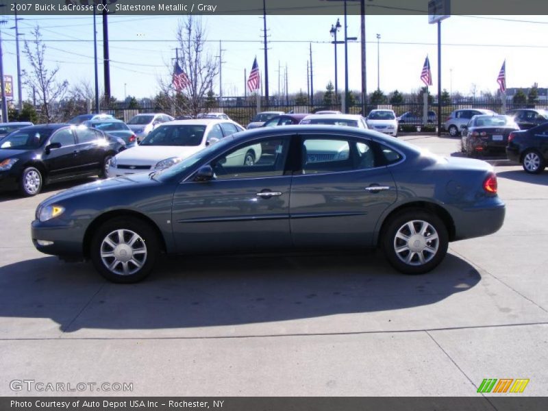 Slatestone Metallic / Gray 2007 Buick LaCrosse CX