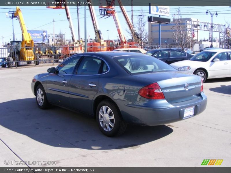 Slatestone Metallic / Gray 2007 Buick LaCrosse CX