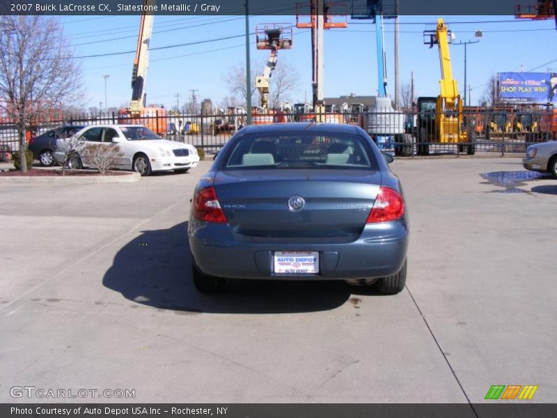 Slatestone Metallic / Gray 2007 Buick LaCrosse CX