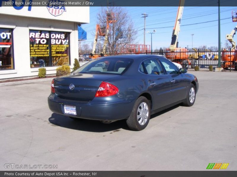 Slatestone Metallic / Gray 2007 Buick LaCrosse CX