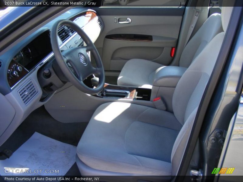 Slatestone Metallic / Gray 2007 Buick LaCrosse CX