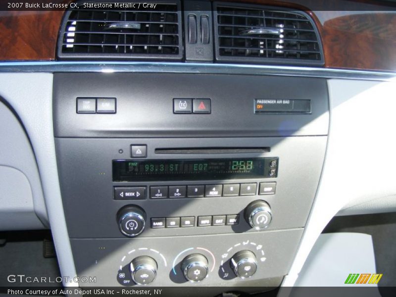 Slatestone Metallic / Gray 2007 Buick LaCrosse CX