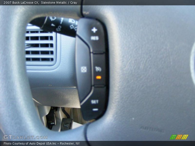Slatestone Metallic / Gray 2007 Buick LaCrosse CX