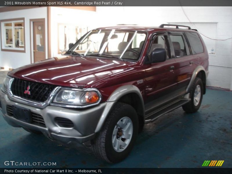 Cambridge Red Pearl / Gray 2001 Mitsubishi Montero Sport XLS 4x4
