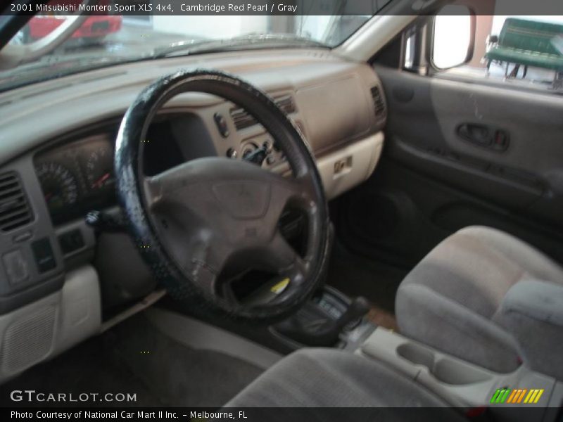 Cambridge Red Pearl / Gray 2001 Mitsubishi Montero Sport XLS 4x4