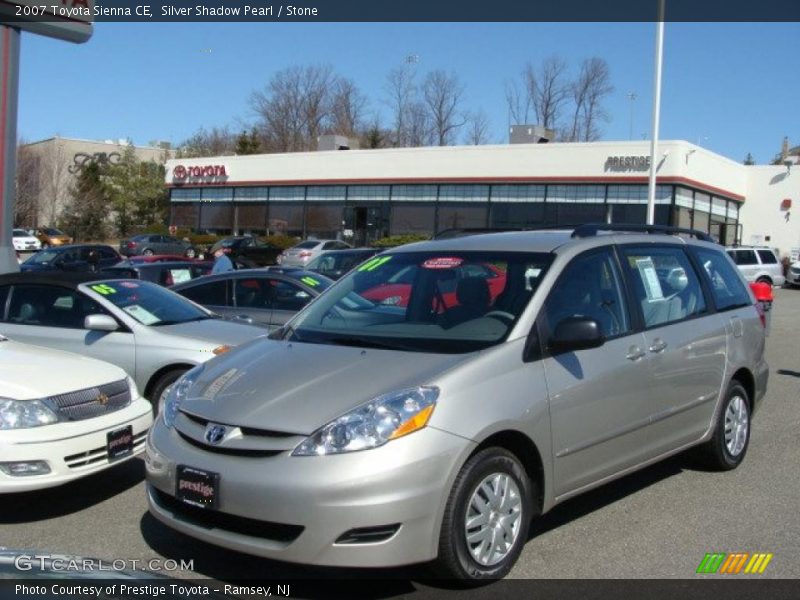 Silver Shadow Pearl / Stone 2007 Toyota Sienna CE