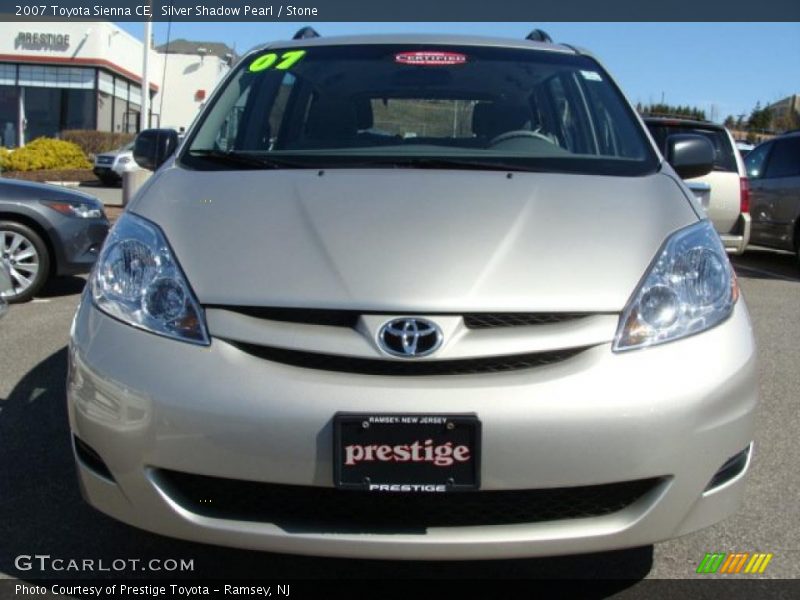 Silver Shadow Pearl / Stone 2007 Toyota Sienna CE