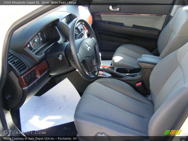 Dover White Pearl / Beige 2009 Mitsubishi Galant ES